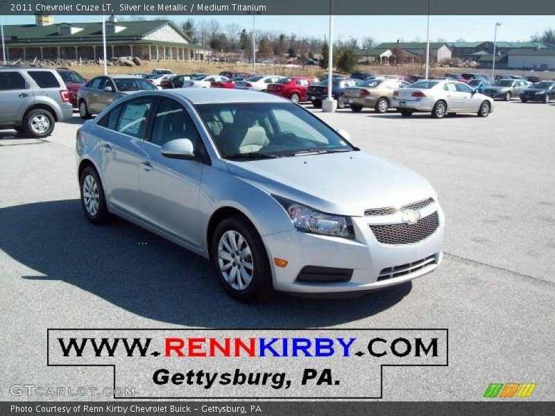 Silver Ice Metallic / Medium Titanium 2011 Chevrolet Cruze LT