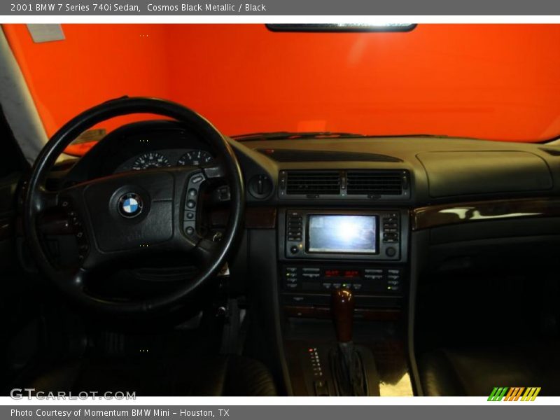 Cosmos Black Metallic / Black 2001 BMW 7 Series 740i Sedan
