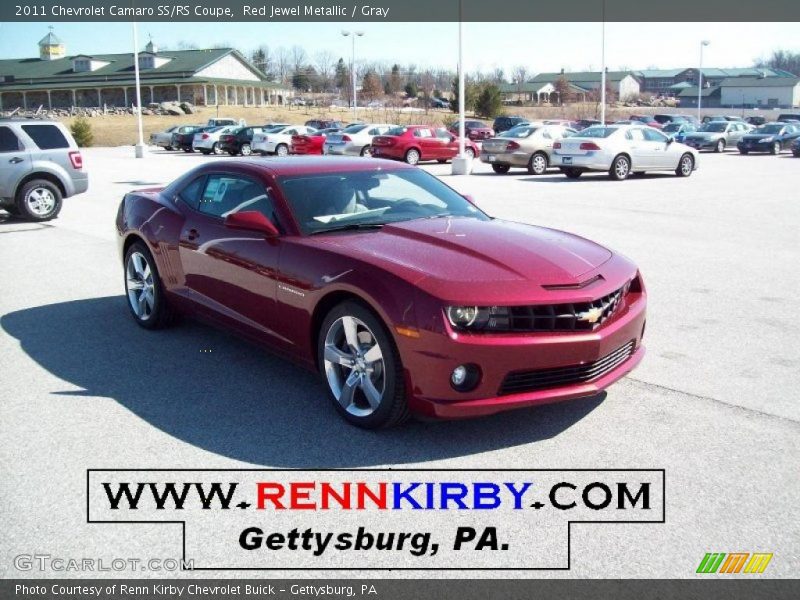 Red Jewel Metallic / Gray 2011 Chevrolet Camaro SS/RS Coupe