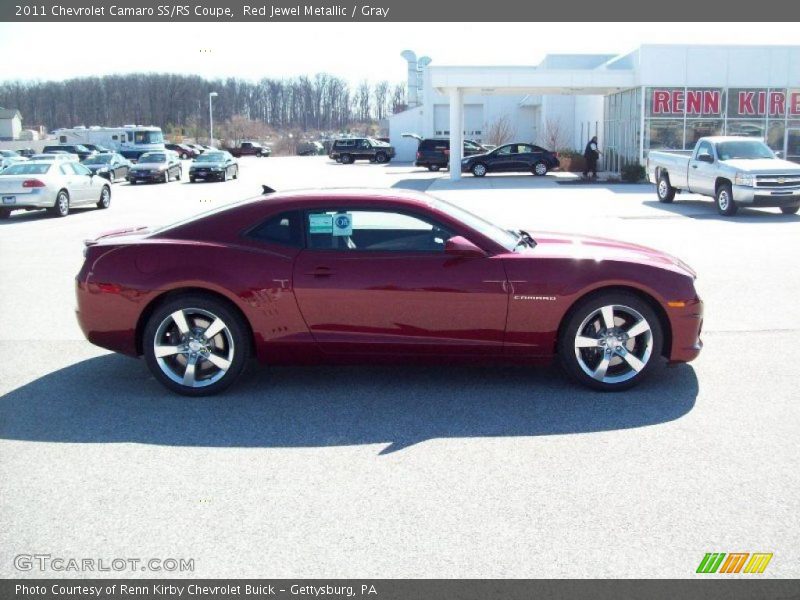 Red Jewel Metallic / Gray 2011 Chevrolet Camaro SS/RS Coupe