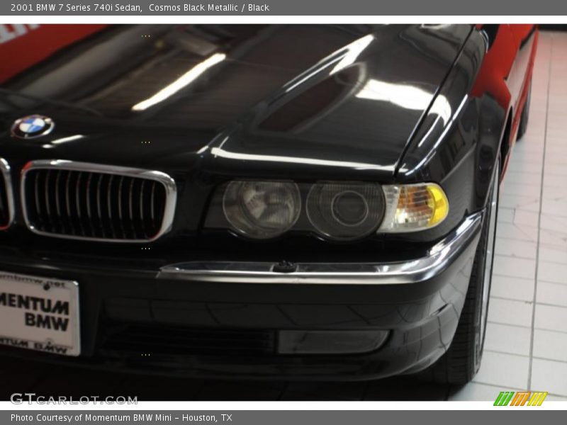 Cosmos Black Metallic / Black 2001 BMW 7 Series 740i Sedan