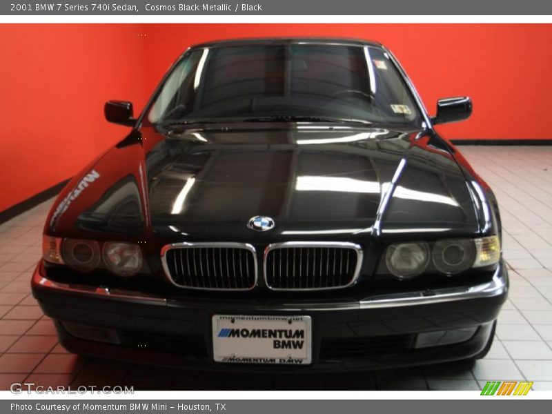 Cosmos Black Metallic / Black 2001 BMW 7 Series 740i Sedan