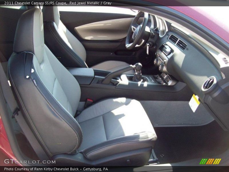 Red Jewel Metallic / Gray 2011 Chevrolet Camaro SS/RS Coupe