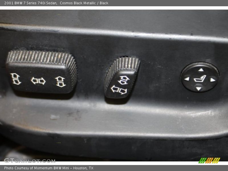 Cosmos Black Metallic / Black 2001 BMW 7 Series 740i Sedan