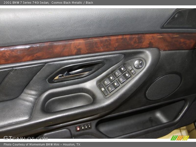 Cosmos Black Metallic / Black 2001 BMW 7 Series 740i Sedan