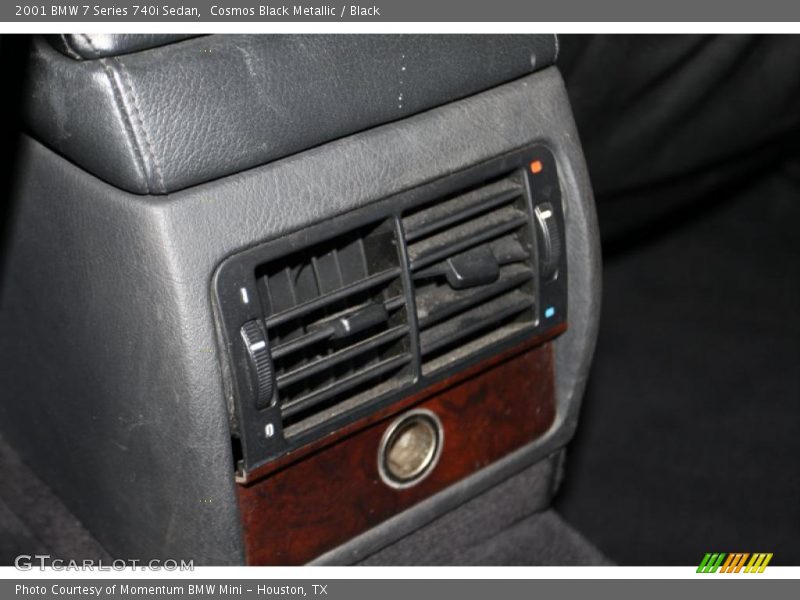 Cosmos Black Metallic / Black 2001 BMW 7 Series 740i Sedan
