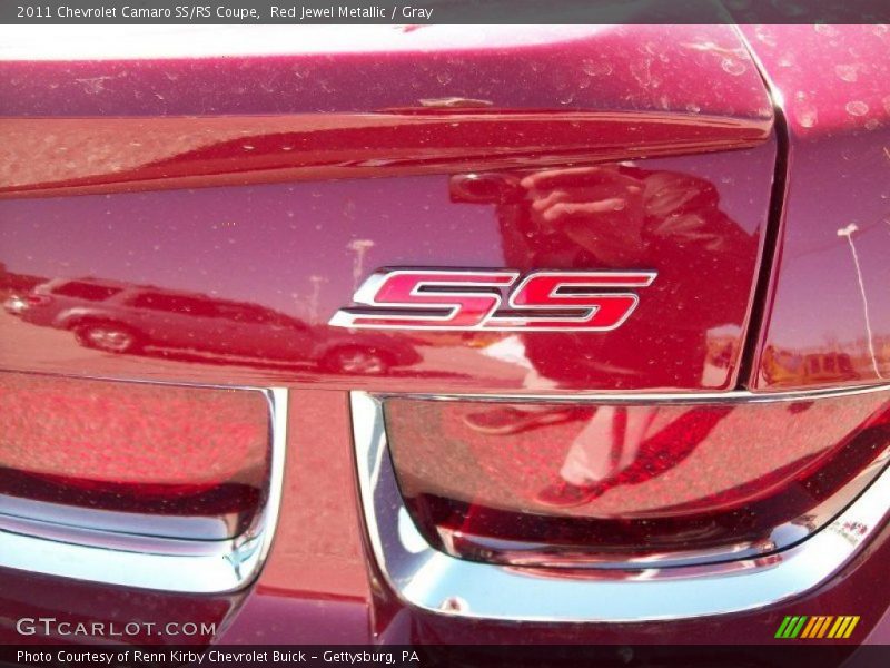 Red Jewel Metallic / Gray 2011 Chevrolet Camaro SS/RS Coupe