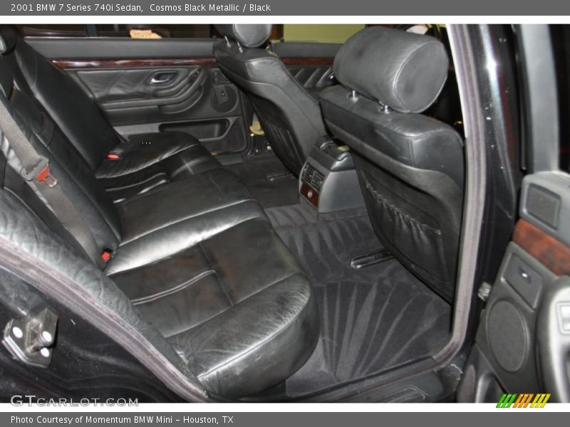  2001 7 Series 740i Sedan Black Interior