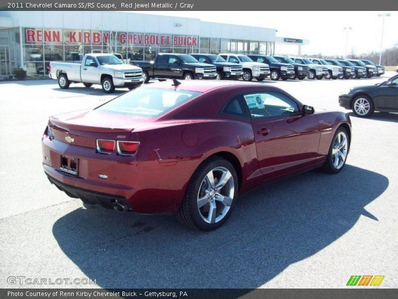 Red Jewel Metallic / Gray 2011 Chevrolet Camaro SS/RS Coupe
