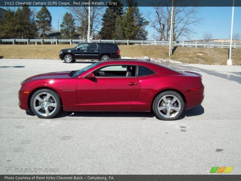 Red Jewel Metallic / Gray 2011 Chevrolet Camaro SS/RS Coupe