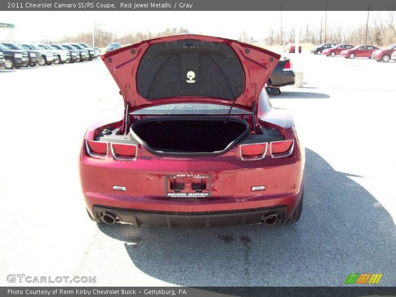 Red Jewel Metallic / Gray 2011 Chevrolet Camaro SS/RS Coupe