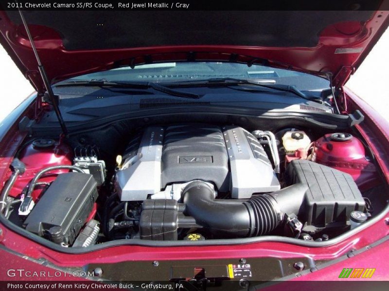 Red Jewel Metallic / Gray 2011 Chevrolet Camaro SS/RS Coupe