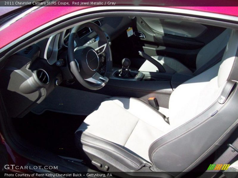 Red Jewel Metallic / Gray 2011 Chevrolet Camaro SS/RS Coupe