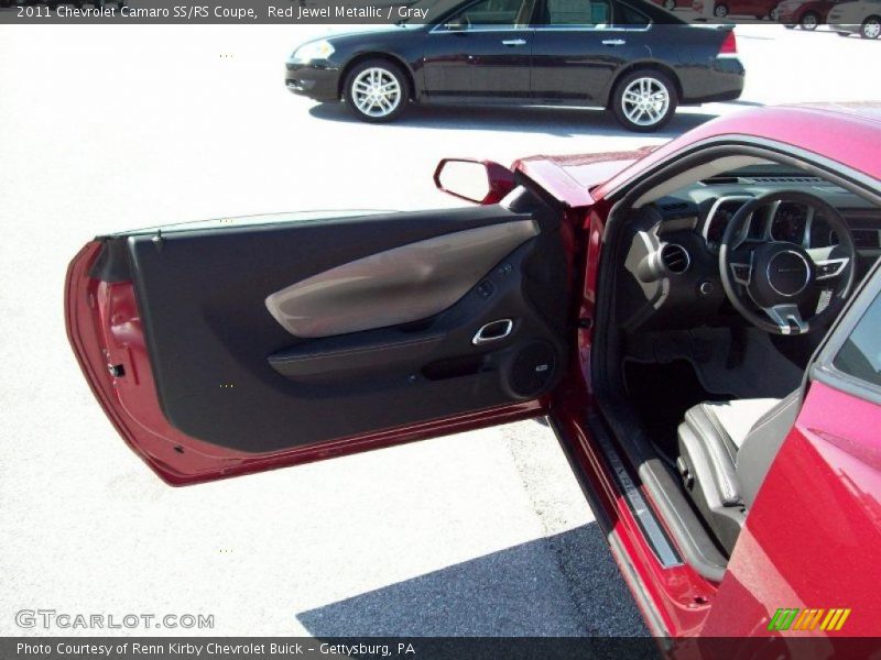 Red Jewel Metallic / Gray 2011 Chevrolet Camaro SS/RS Coupe