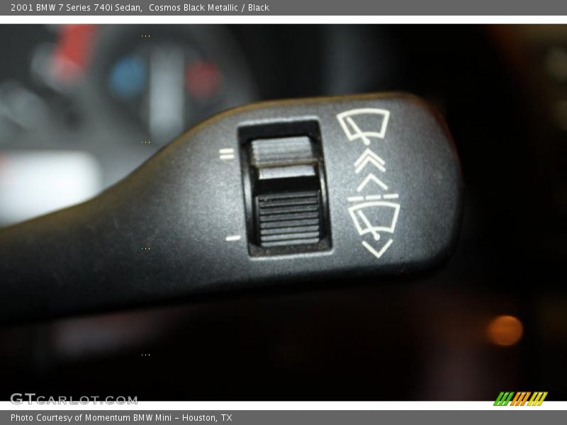 Controls of 2001 7 Series 740i Sedan