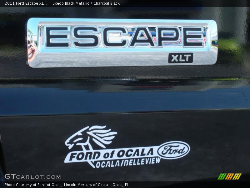Tuxedo Black Metallic / Charcoal Black 2011 Ford Escape XLT