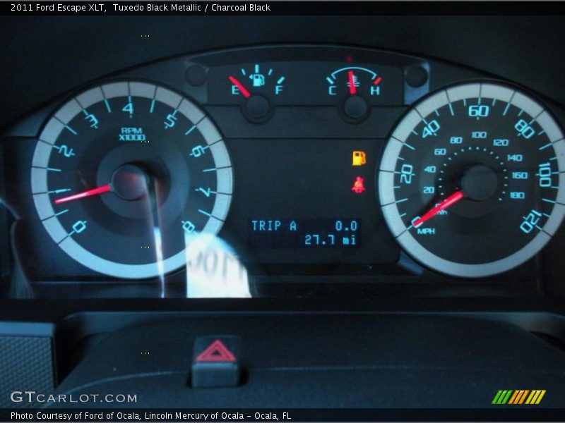 Tuxedo Black Metallic / Charcoal Black 2011 Ford Escape XLT