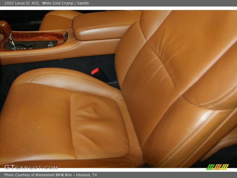 White Gold Crystal / Saddle 2003 Lexus SC 430