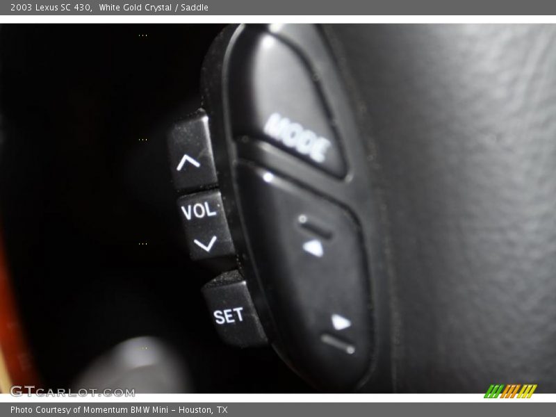 White Gold Crystal / Saddle 2003 Lexus SC 430