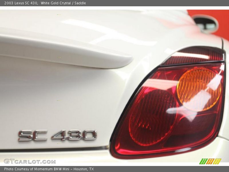 White Gold Crystal / Saddle 2003 Lexus SC 430