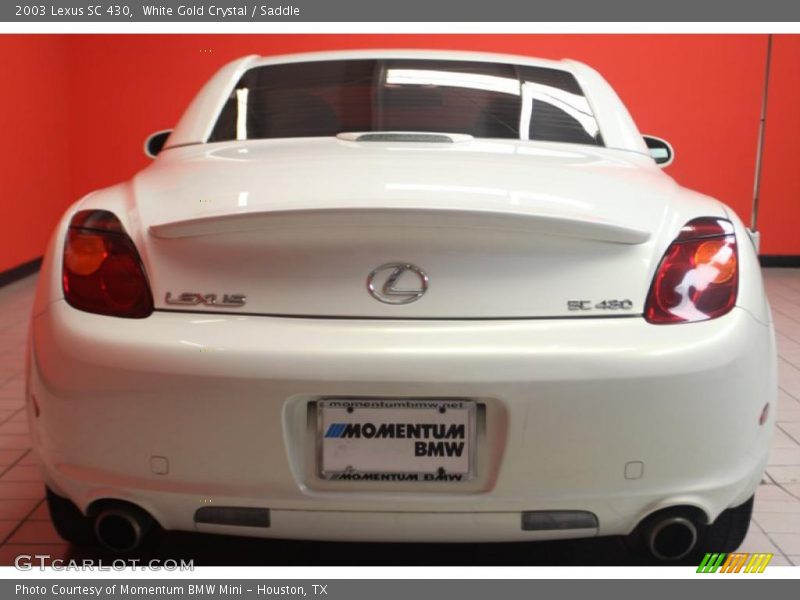 White Gold Crystal / Saddle 2003 Lexus SC 430
