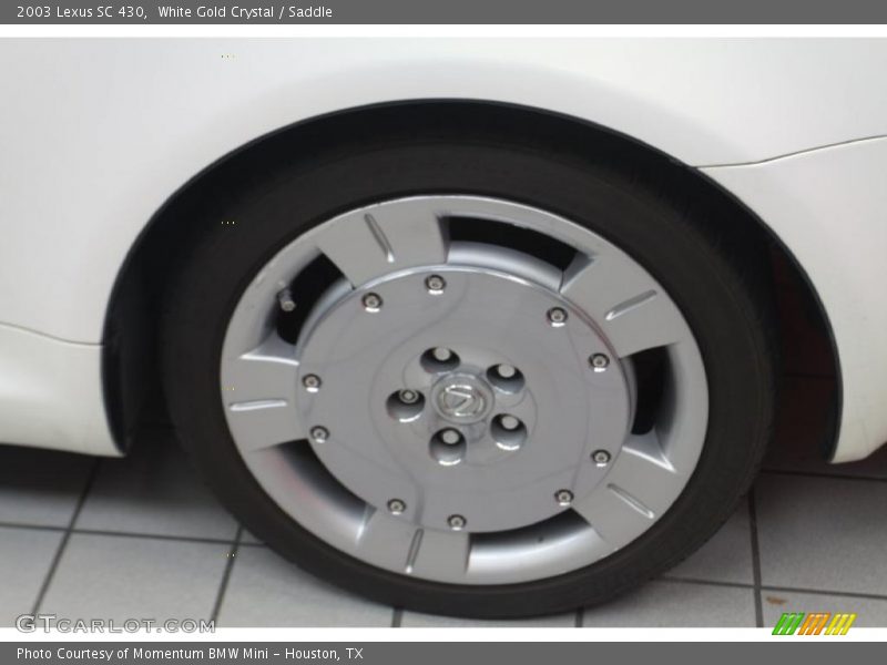 White Gold Crystal / Saddle 2003 Lexus SC 430