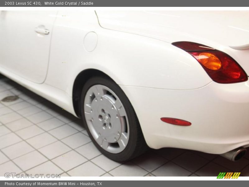White Gold Crystal / Saddle 2003 Lexus SC 430