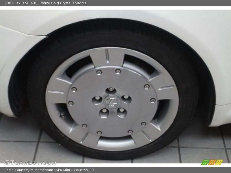 White Gold Crystal / Saddle 2003 Lexus SC 430