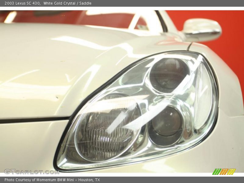 White Gold Crystal / Saddle 2003 Lexus SC 430