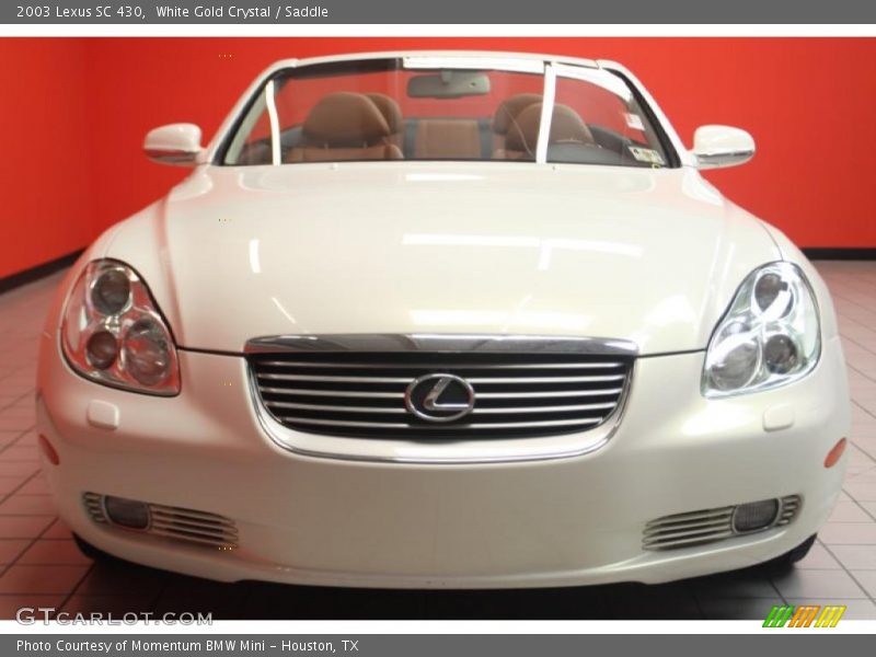 White Gold Crystal / Saddle 2003 Lexus SC 430