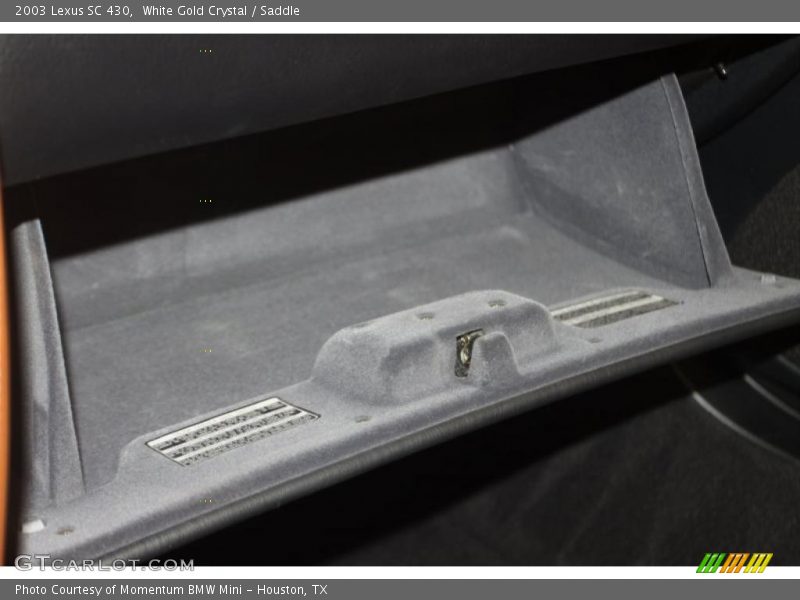 White Gold Crystal / Saddle 2003 Lexus SC 430