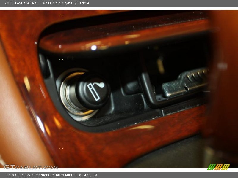White Gold Crystal / Saddle 2003 Lexus SC 430