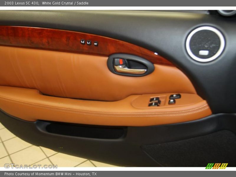 White Gold Crystal / Saddle 2003 Lexus SC 430