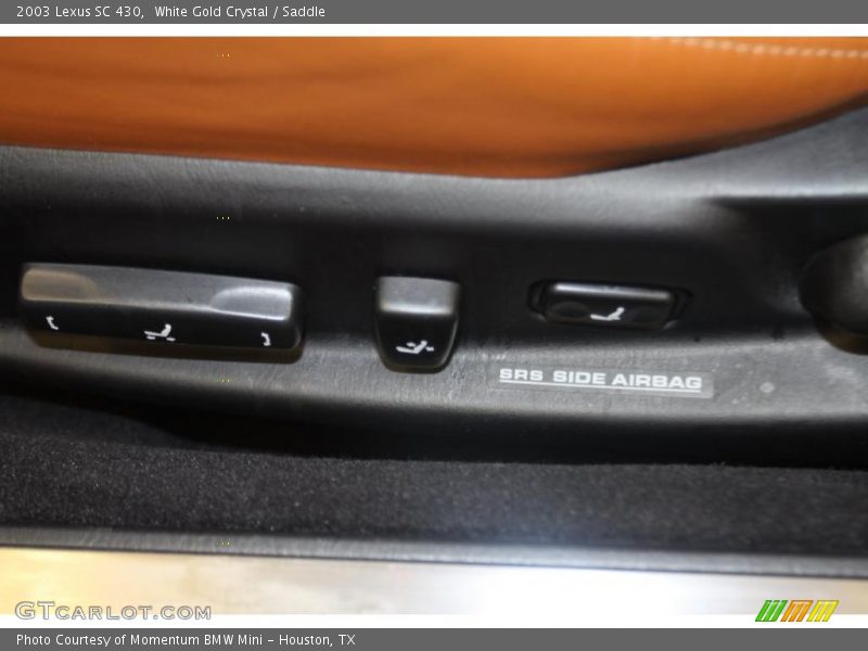 White Gold Crystal / Saddle 2003 Lexus SC 430