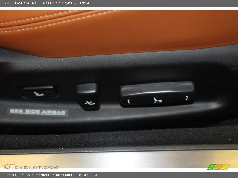 White Gold Crystal / Saddle 2003 Lexus SC 430