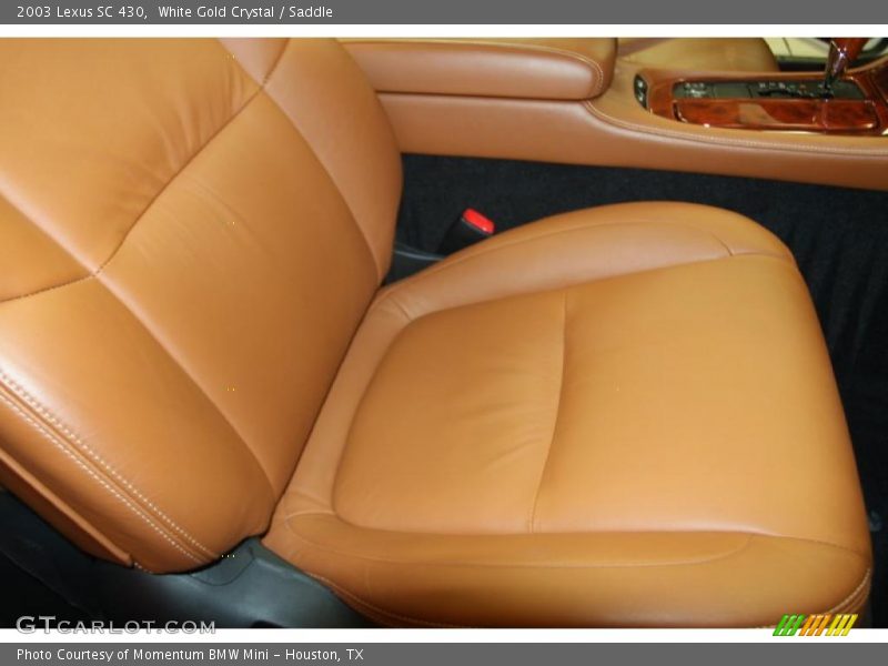 White Gold Crystal / Saddle 2003 Lexus SC 430