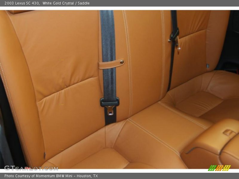 White Gold Crystal / Saddle 2003 Lexus SC 430