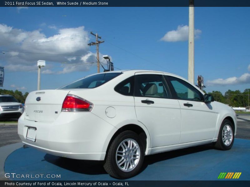 White Suede / Medium Stone 2011 Ford Focus SE Sedan