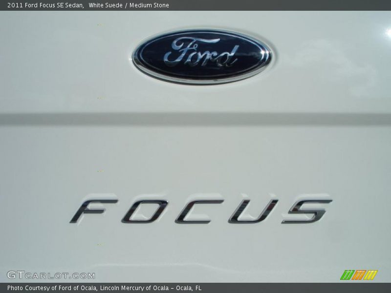 White Suede / Medium Stone 2011 Ford Focus SE Sedan