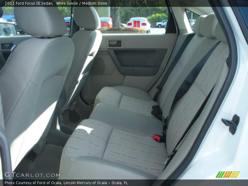 White Suede / Medium Stone 2011 Ford Focus SE Sedan