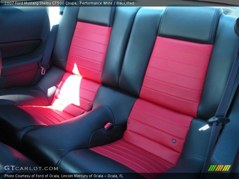  2007 Mustang Shelby GT500 Coupe Black/Red Interior
