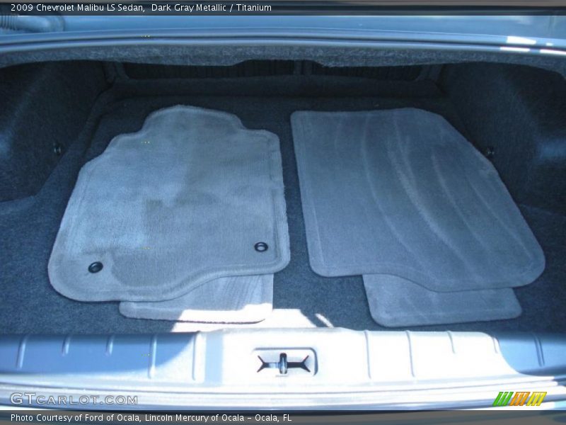 Dark Gray Metallic / Titanium 2009 Chevrolet Malibu LS Sedan
