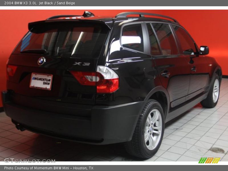 Jet Black / Sand Beige 2004 BMW X3 3.0i