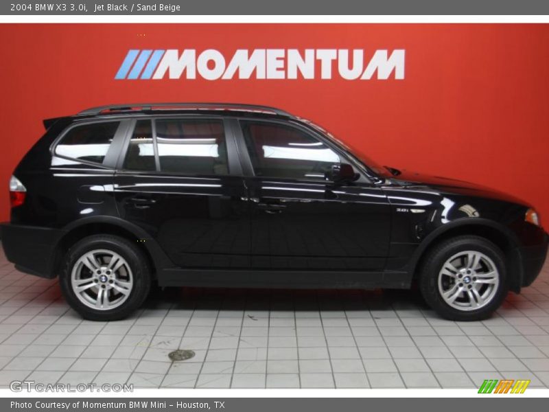 Jet Black / Sand Beige 2004 BMW X3 3.0i