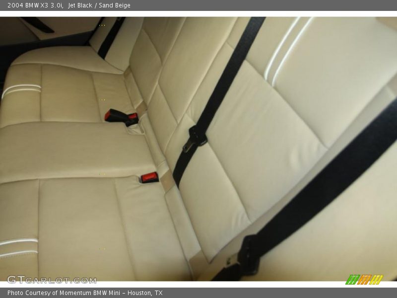 Jet Black / Sand Beige 2004 BMW X3 3.0i