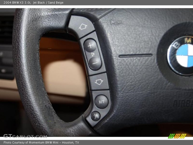 Jet Black / Sand Beige 2004 BMW X3 3.0i