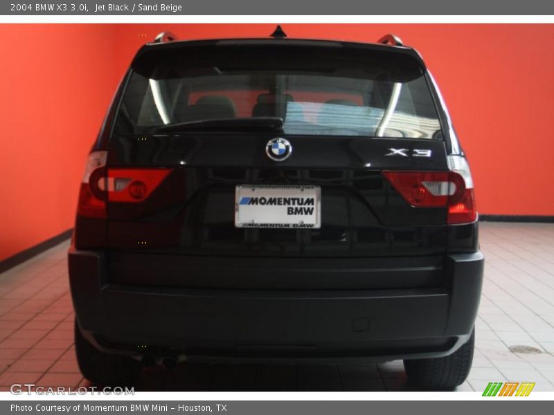 Jet Black / Sand Beige 2004 BMW X3 3.0i