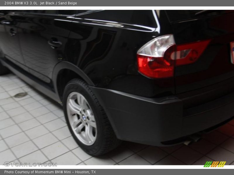 Jet Black / Sand Beige 2004 BMW X3 3.0i