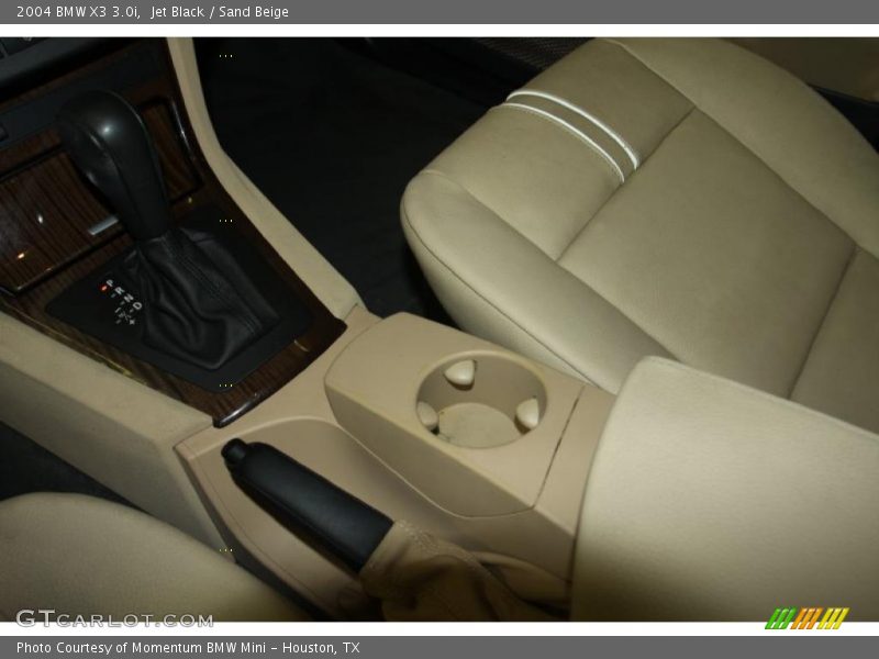 Jet Black / Sand Beige 2004 BMW X3 3.0i