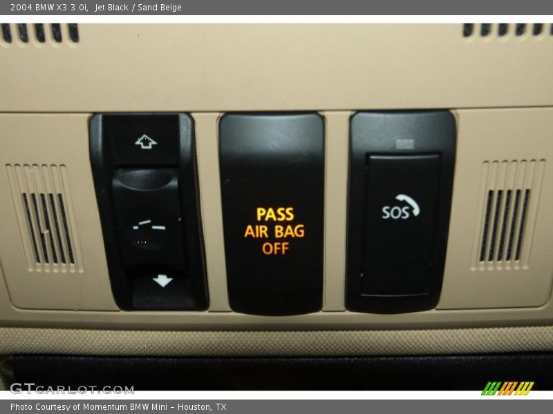 Jet Black / Sand Beige 2004 BMW X3 3.0i